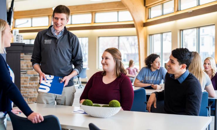 Admissions and Welcome Center visitors